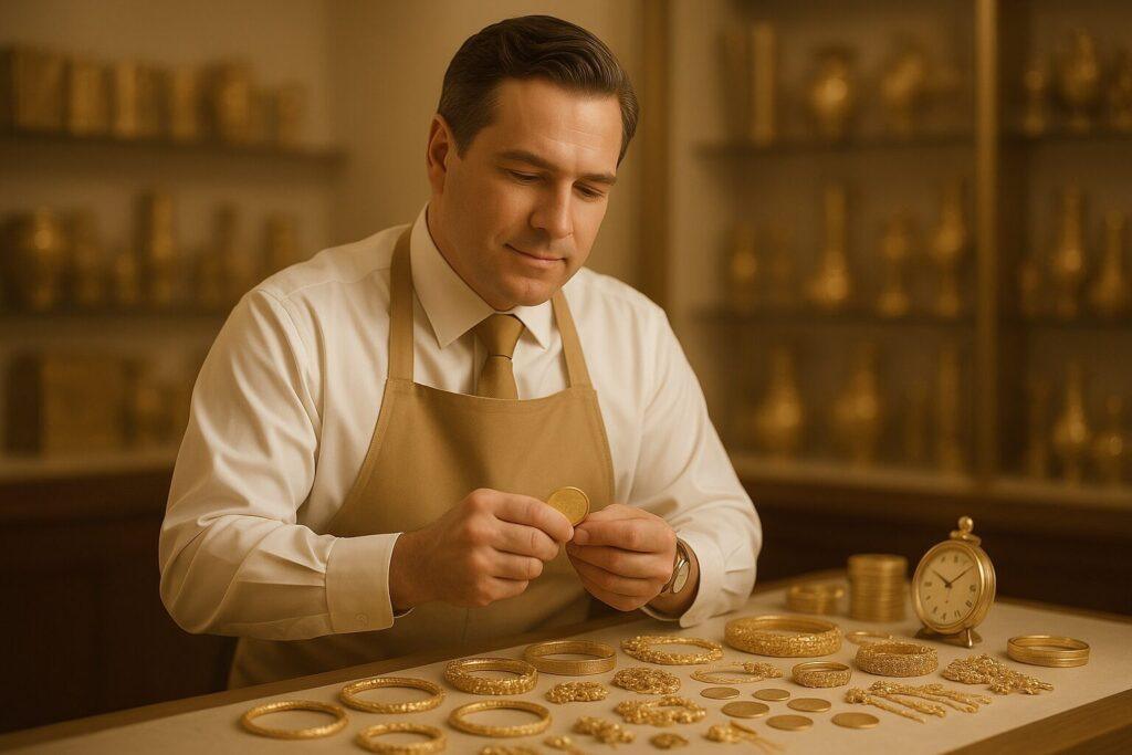 Edelmetallhandel schmuckankauf uhrenankauf in der Praxis bei Sorium Edelmetalle GmbH