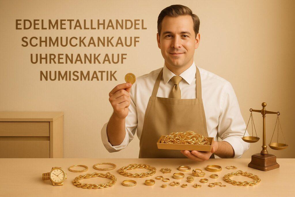 Edelmetallhandel schmuckankauf uhrenankauf in der Praxis bei Sorium Edelmetalle GmbH